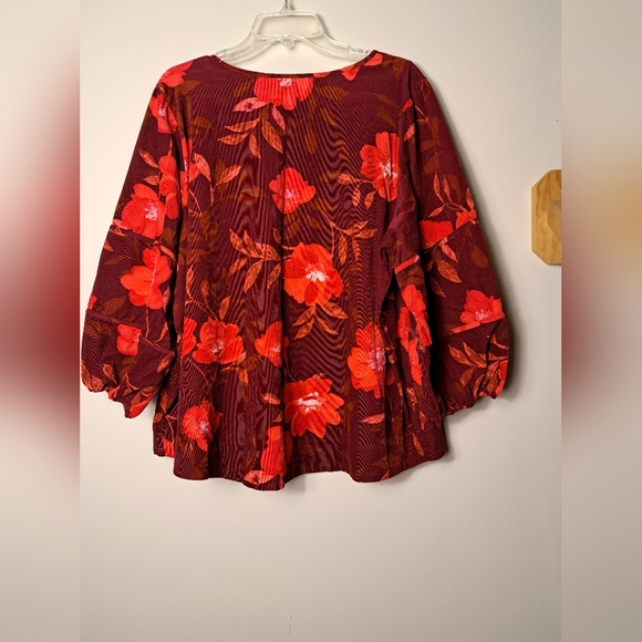 SONOMA Corduroy Balloon Sleeve Tunic Top Size 2X GUC - Picture 13 of 16